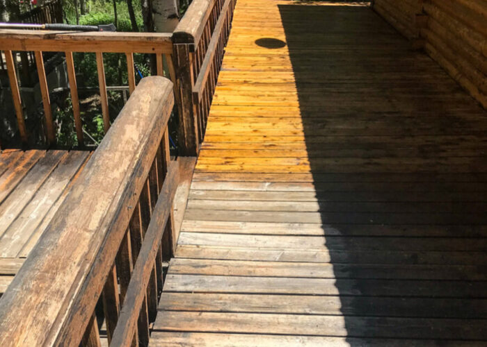 Log-Home-and-Deck-Restoration-In-Progress Log Home and Deck Restoration In-Progress